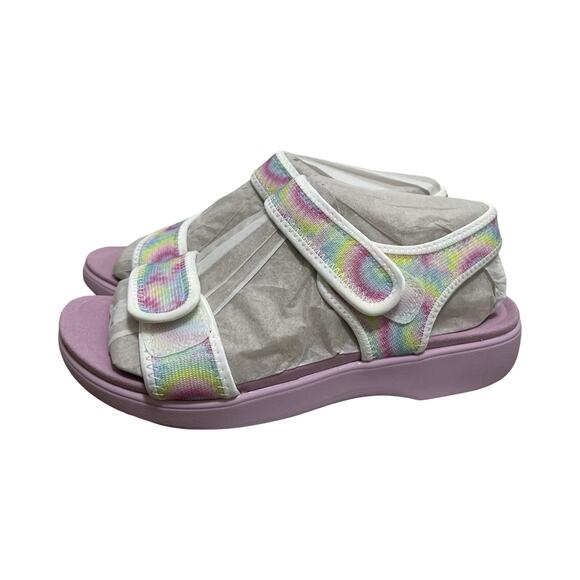 TRAQ by Alegria Baby Bloomer Strappy Sandals Womens US 7-7.5 EU 37 Pink NIB - Picture 3 of 8